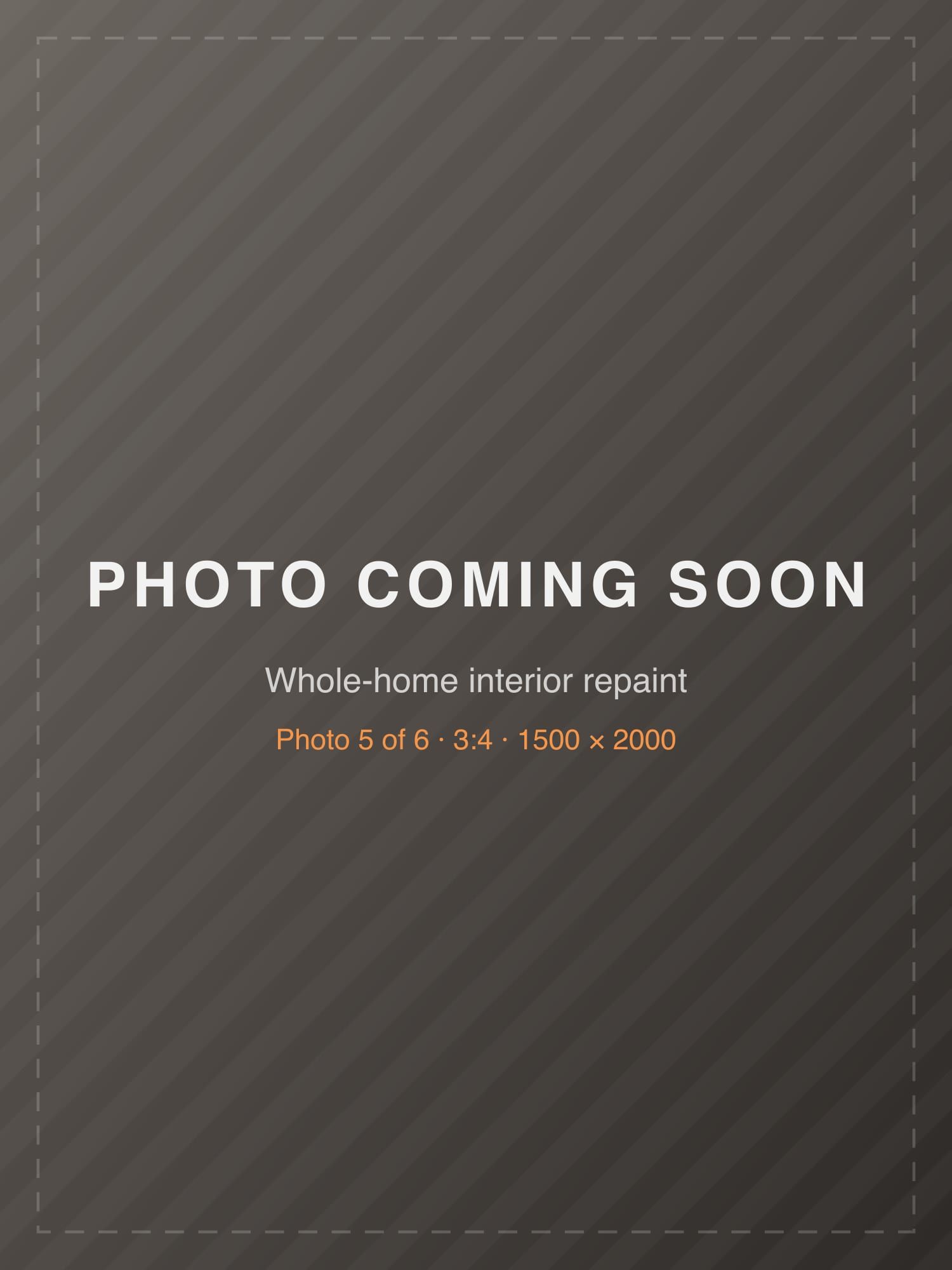 Placeholder: Whole-home interior repaint, photo 5